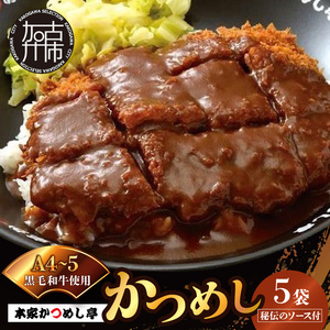 本家かつめし亭のかつめし(5食入り)[ かつめし 本家かつめし亭 デミグラスソース おいしい 洋食 おすすめ ][2402I05601]