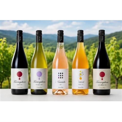 【ワインコンクール受賞】Domaine Beau 「南砺市産のぶどう」立野原ワイン5本セット_酒・アルコール 白ワイン ワイン   酒・アルコール 赤ワイン ワイン   酒・アルコール  ワイン _【配送不可地域：離島】【1572051】
