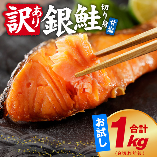 銀鮭 切り身 1kg(約9切れ)銀鮭 訳あり 規格外