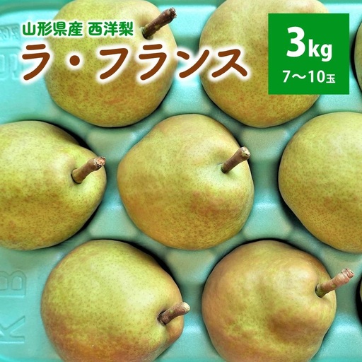 西洋梨（ラ・フランス）３ｋｇ　ご家庭用　0025-2616