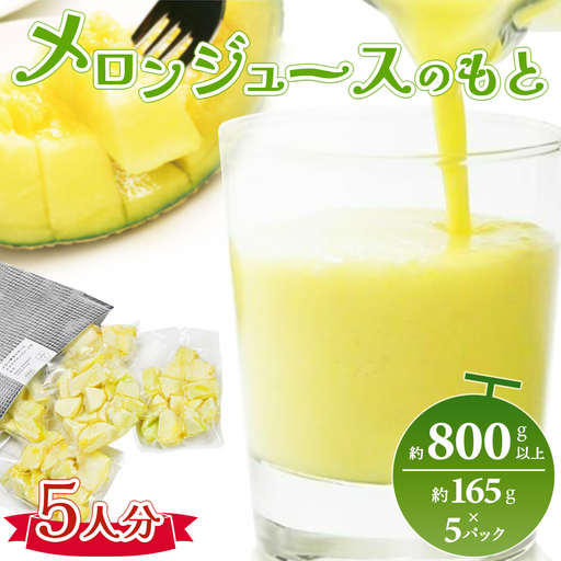 メロンジュースのもと 約800g 約165g×5パック メロン tn-0032