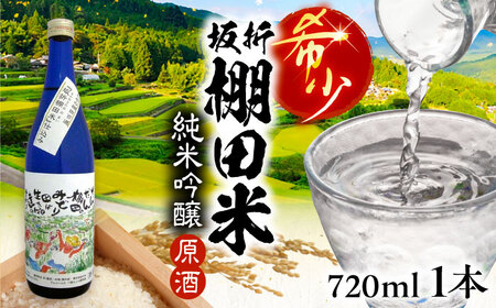 日本棚田百選限定「坂折棚田米」仕込み 純米吟醸原酒 720ml 1本 / 恵那市 / 河合屋商店 [AUBA001]