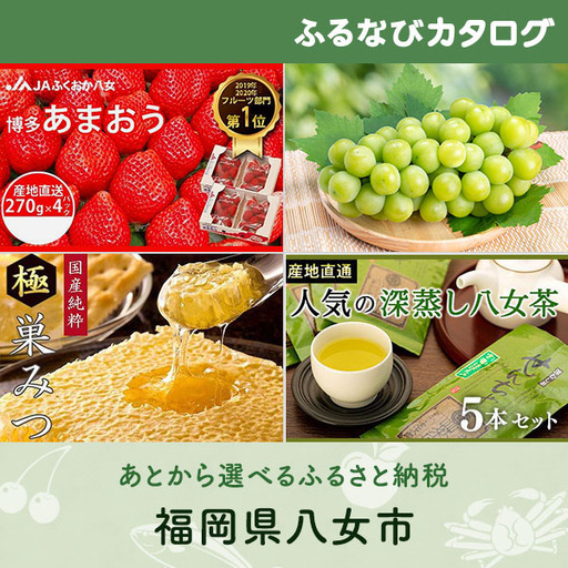 【有効期限なし！後からゆっくり特産品を選べる】福岡県八女市カタログポイント