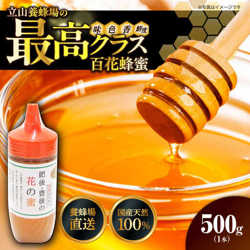 立山養蜂場 百花蜂蜜 500g 蜂蜜 国産[AYAB028]