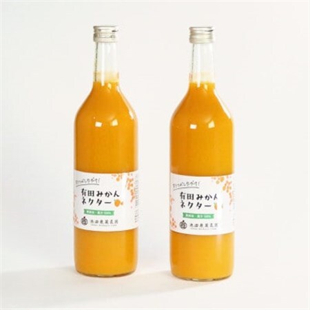 とろり　みかんネクター720ml×2本【無添加100%ストレートジュース】【有田みかんジュース】【配送不可地域：離島・北海道・沖縄県】【1608043】