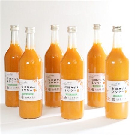 とろり　みかんネクター720ml×6本【無添加100%ストレートジュース】【有田みかんジュース】【配送不可地域：離島・北海道・沖縄県】【1608058】
