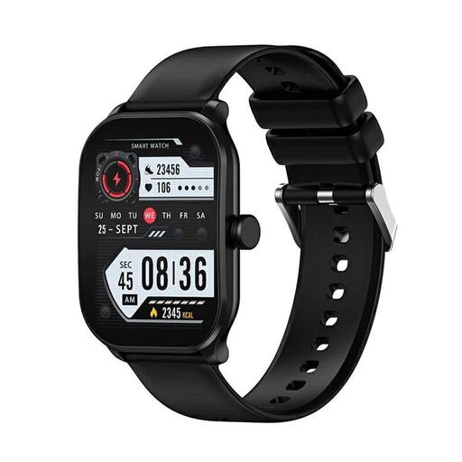 スマートウォッチ＜ブラック＞Bluetooth通話 直接通話できる 2.10インチ大画面 多機能 曲面タイプ 電話発信 着信