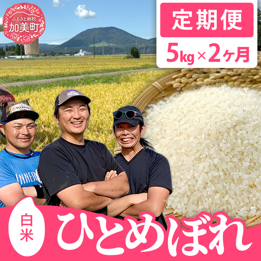 令和8年産 ひとめぼれ 5kg×2回定期便 ひとめぼれ