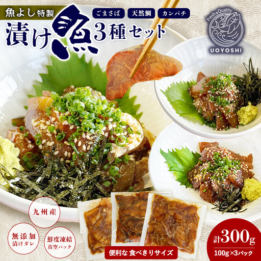 [お中元]魚よし特製 漬け魚3種セット K095023