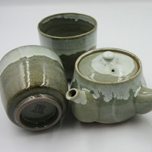 緑茶 茶器 セット 急須 1.5号 約280ml 湯呑 約200ml ペア 緑茶 80g 3袋 計240g