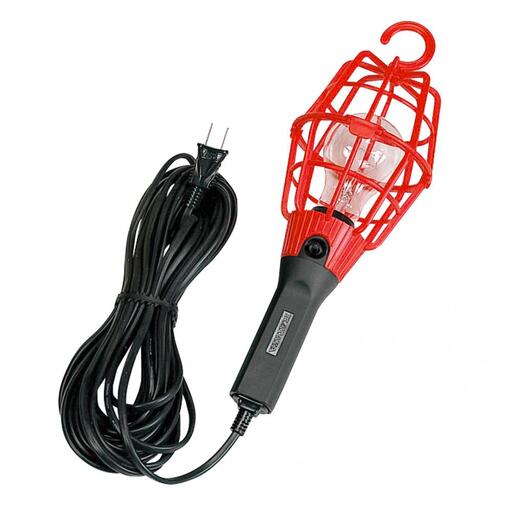屋内用60W耐震電球付ホームハンドランプ ILI-5＜レッド＞