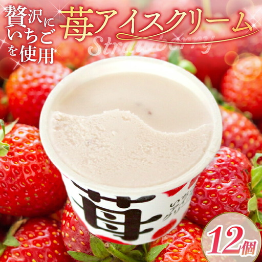 【アイス】苺アイスクリーム12個