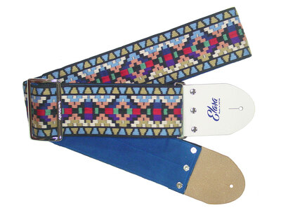 【ギターストラップ】Elara Straps Mosaic 3 CoralReef　ギター　ベース　アコースティックギター　アコギ　エレキギター　エレキ　ギターストラップ　ベースストラップ　エララストラップ