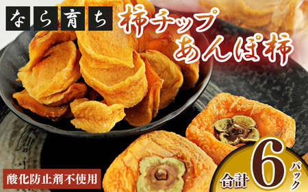 [ なら育ち 益田農園 ] 自然本来 の 味わい 五條 柿 の チップ と あんぽ柿 の 詰め合わせ セット | 柿 加工品 ドライフルーツ