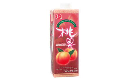 ジューシー 桃果 1L×6本 計6L 果汁入り飲料 ドリンク 桃 もも