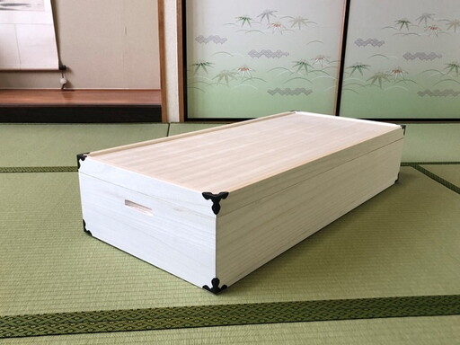 桐たんす 着物収納の定番 総桐衣装ケース1段:B545-002