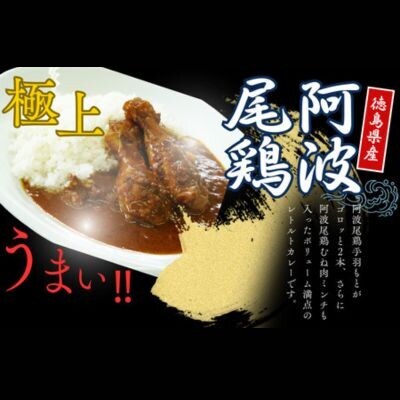 阿波尾鶏骨付地鶏カレー　10食