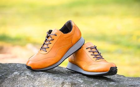 カジュアルシューズ 馬革 タウン 淡茶 カジュアルシューズ 26.5cm