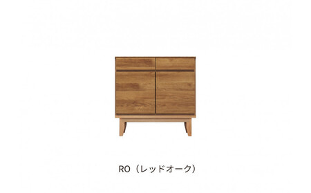 [レッドオーク]大川家具 幅80cm サイドボード-ramsey-ラムジー