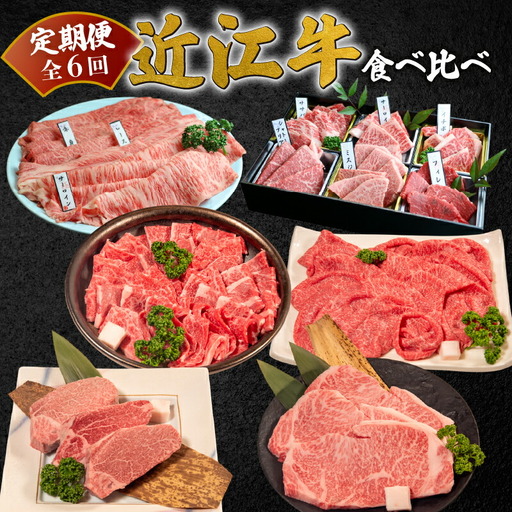 近江牛 食べ比べ 定期便 6ヶ月 近江牛近江牛近江牛近江牛近江牛