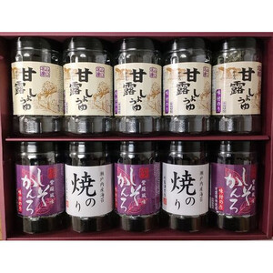 甘露しょうゆ海苔詰め合わせA（32枚×10本）