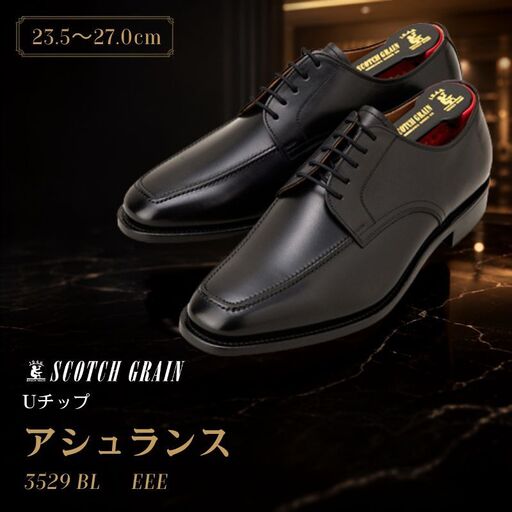 革靴 スコッチグレイン アシュランス 3529 革靴 23.5cm