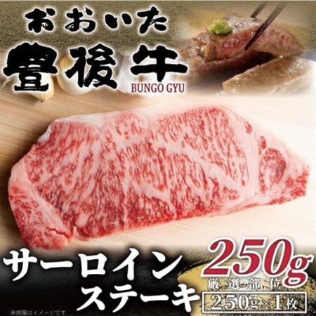 おおいた豊後牛サーロインステーキ 250g(250g×1枚)(日出町)_肉 ステーキ 牛肉 ビーフステーキ  肉 黒毛和牛 牛肉 _【配送不可地域：離島】【1571521】