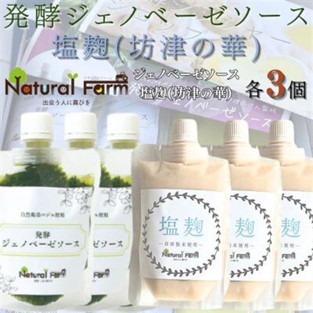発酵ジェノベーゼソース＆塩麹　各3パックセット B5-12_調味料   _【配送不可地域：離島】【1619070】