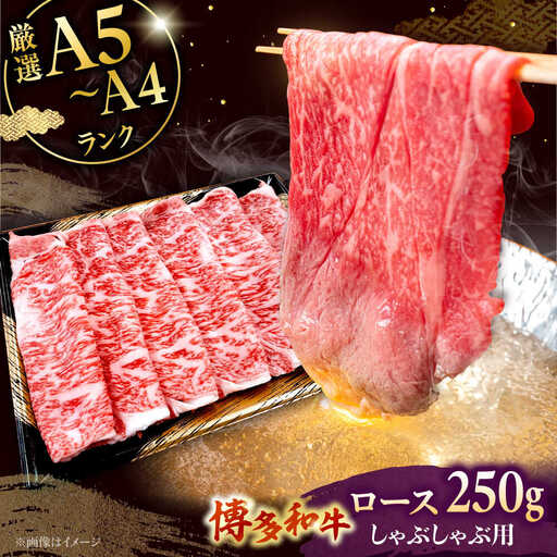 数量限定 博多和牛 ロース しゃぶしゃぶ用 250g [ADBZ041] 牛肉 赤身 国産