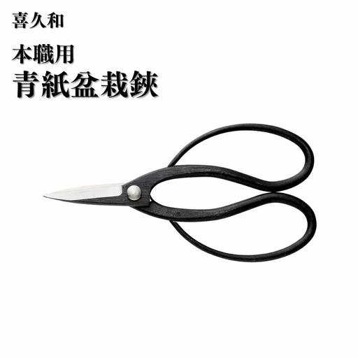 本職用青紙盆栽鋏 盆栽 盆栽道具 はさみ ハサミ 鋏 [喜久和] 【019S113】