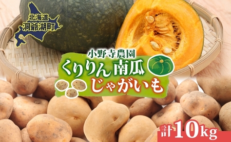 野菜セット 南瓜 くりりん じゃがいも 北海道産 野菜セット[計10kg][先行予約]