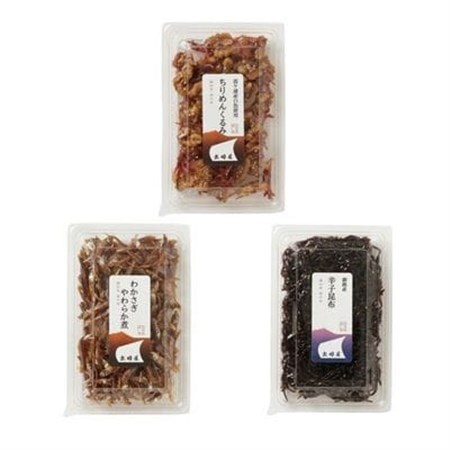 【湖の幸・海の幸】霞ヶ浦と国内産原料を使った佃煮3種セット 化粧箱入り_魚介・海産物 しらす・ちりめん  シラス チリメン  魚介・海産物   _【配送不可地域：離島・沖縄県】【1619695】