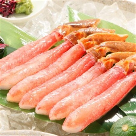 【500g:10本以上】かんたん生ずわい蟹しゃぶ生棒肉ポーション　〈殻剥き不要〉【配送不可地域：離島】【1572115】