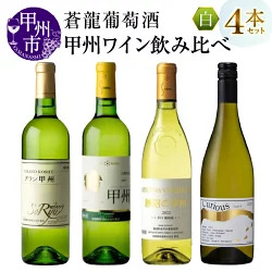 ワイン 蒼龍葡萄酒甲州ワイン飲み比べ4本セット（MG）C6-484