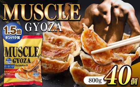 MUSCLE GYOZA 〜マッスルギョーザ〜冷凍餃子40個入り1袋
