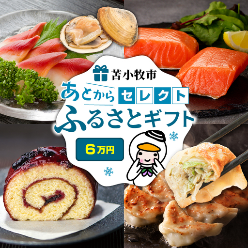 あとから セレクト 【 ふるさと ギフト 】6万円 T000-000-07 肉 魚 野菜 チケット