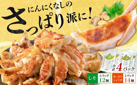 【さっぱり！しそ＆しょうが派×2パック】餃子2種セット！餃子 ぎょうざ[BDAS008-4]