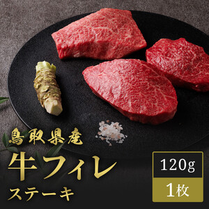 [和牛セレブ]鳥取県産牛ヒレステーキ 120g×1枚|ステーキ
