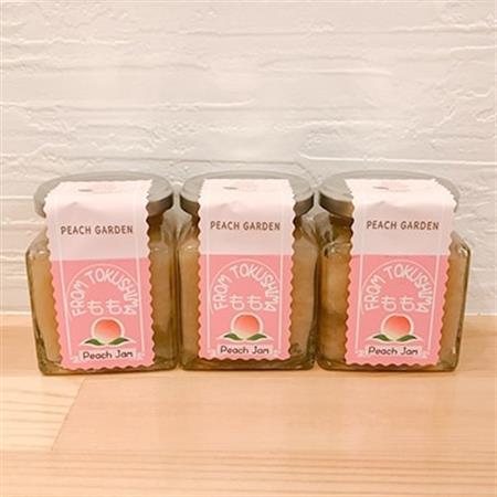 板野産 桃の果肉がたっぷり入った贅沢桃ジャム(145g)3本セット