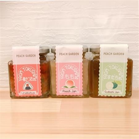 板野産　桃の果肉がたっぷり入った手作り桃ジャムとおすすめ計3本セット【1076215】