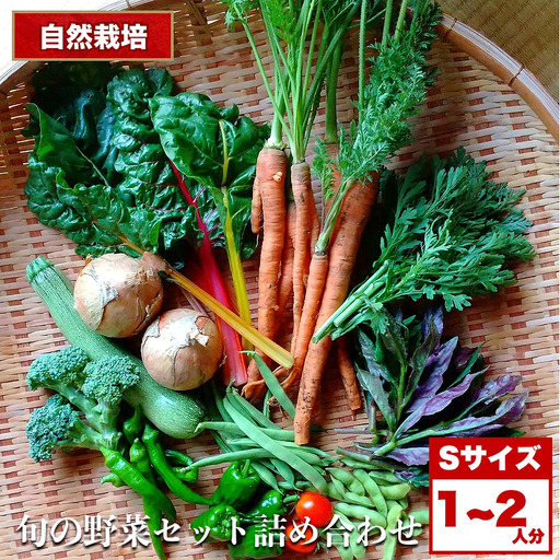 自然栽培 旬の野菜セット 詰め合わせ Sサイズ 1〜2人分 くわのみ農園