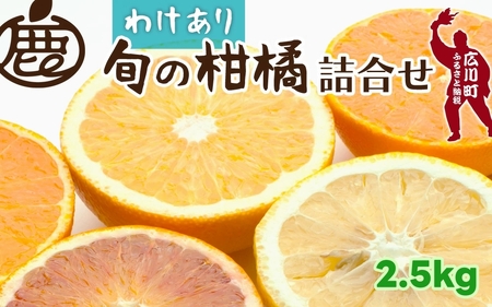 柑橘 詰合せ 2.5kg+250g 訳あり 光センサー / みかん 不知火 清見 八朔 伊予間 セミノール レモン ３種類以上 詰め合わせ 晩柑 ※1月上旬〜6月上旬に順次発送 ※北海道・沖縄・離島への配送不可【ikd049-c-2d5B】