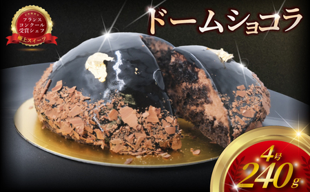 【 ドームショコラ 】 1台 240g【 チョコケーキ デザート スイーツ 】（CEP-002）