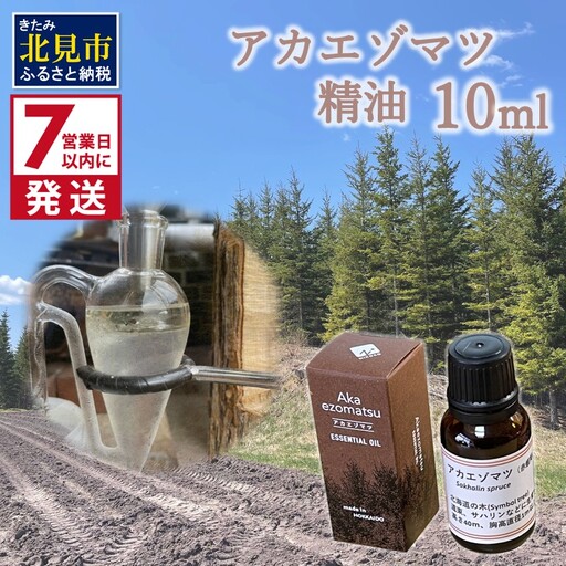 《7営業日以内に発送》アカエゾマツ精油 10ml ( 精油 オイル アロマ エッセンシャルオイル )【203-0005】