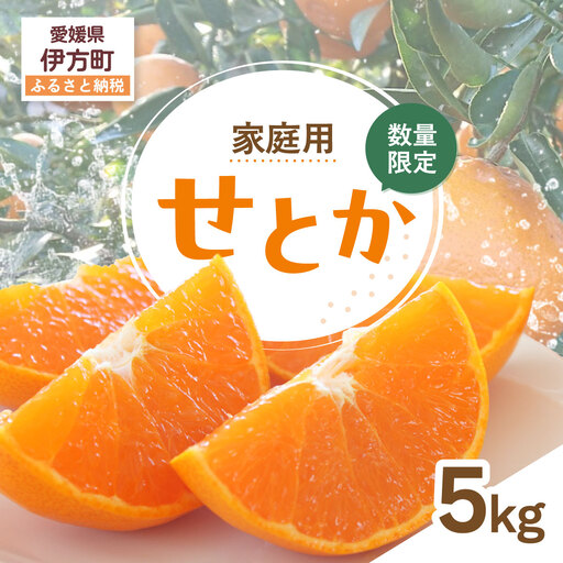 【先行受付】【数量限定】【家庭用】せとか（生果）5kg（2027年2月頃より順次発送） IKTQ010