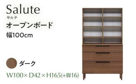 Salute（サルテ）幅100オープンボード（DK）　CN019-DK