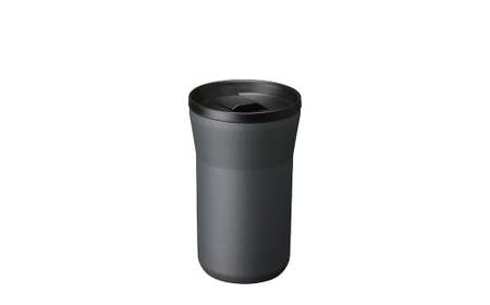 【京セラ】 蓋付きタンブラー 350ml ＜ダークグレー＞ CERAMUG タンブラー 真空容器 保冷 保温 真空断熱 セラミック トラベルカップ KYOCERA AS-489-2