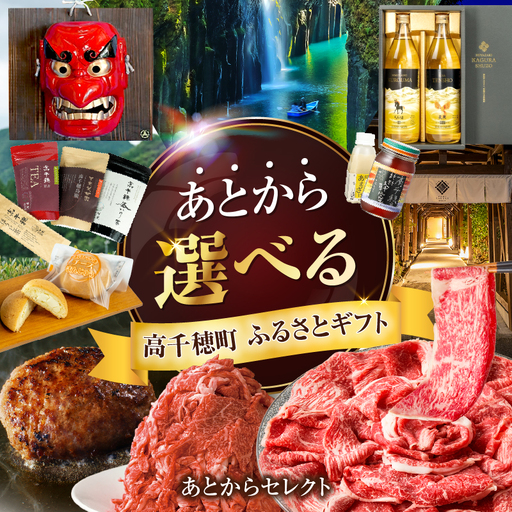 あとからセレクト[ふるさとギフト]100万円 ギフト あとから選ぶ ギフト券 ふるさとギフト 肉 ハンバーグ スライス お茶 茶 スティック あとから選べる ゆっくり選択 宮崎県 高千穂町 _TG-016