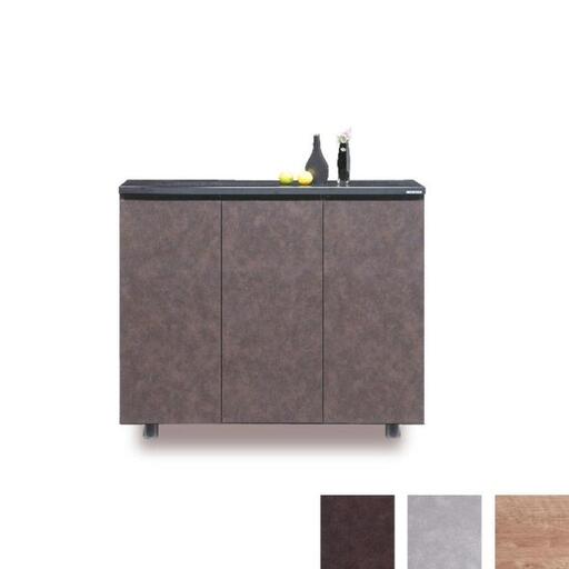 大川家具 シューズボックス スイートピー1200L 幅120cm  靴箱 収納