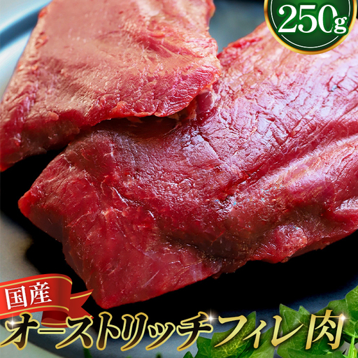 国産オーストリッチお試しフィレ肉250g  [No.023]